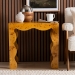 bali & pari Huxley Modern and Contemporary Natural Real Burl Wood End Table - BSOKL-1596-Natural Burl Op1-Raisa-ET-BOXED