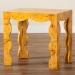 bali & pari Huxley Modern and Contemporary Natural Real Burl Wood End Table - BSOKL-1596-Natural Burl Op1-Raisa-ET-BOXED
