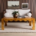 bali & pari Huxley Modern and Contemporary Natural Real Burl Wood Coffee Table - BSOKL-1597-Natural Burl Op1-Randy-CT-BOXED