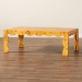 bali & pari Huxley Modern and Contemporary Natural Real Burl Wood Coffee Table - BSOKL-1597-Natural Burl Op1-Randy-CT-BOXED