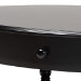 Baxton Studio Malinda Classic Black Wood 1-Drawer Coffee Table with Spindle Legs - BSOJY24A179-Black/Wooden-Coffee Table