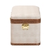 Baxton Studio Brenner Modern Transitional Beige Faux Shagreen Storage Trunk - BSOJY24A092-Large-Beige/Shagreen-Storage Ottoman