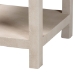 Baxton Studio Dansby Modern Beige Faux Shagreen 1-Drawer End Table - BSOJY24A098-Beige/Shagreen-End Table