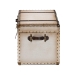 Baxton Studio Nevio Vintage Weathered White Canvas Storage Trunk - BSOJY24A051-Large-White/Canvas-Storage Ottoman