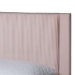 Baxton Studio Elora Modern Light Pink Pleated Velvet Queen Size Storage Bed - BSOCFSP0839-A-Light Pink-Queen