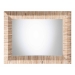 bali & pari Adino Bohemian Woven Natural Grasscloth Rectangle Accent Mirror - BSOAdino-Waterhyacinth-Wide Small-Mirror