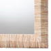 bali & pari Adino Bohemian Woven Natural Grasscloth Rectangle Accent Mirror - BSOAdino-Waterhyacinth-Wide Small-Mirror