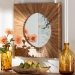 bali & pari Mosa Bohemian Pealed Grasscloth Accent Mirror - BSOMosa-Pealed Waterhyachinth-Mosaic-Mirror