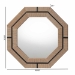 bali & pari Mirai Bohemian Woven Grasscloth Octagon Accent Mirror - BSOGrasscloth Mendong Black-Octagon-Mirror