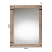 bali & pari Mirai Bohemian Woven Grasscloth Rectangle Accent Mirror - BSOGrasscloth Mendong Black-Rectangle-Mirror
