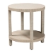 bali & pari Rocco Bohemian Woven Grasscloth End Table