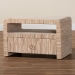 bali & pari Hannah Bohemian Woven Grasscloth 1-Drawer Nightstand - BSOHannah-Natural Woven Grasscloth-NS