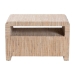 bali & pari Hannah Bohemian Woven Grasscloth 1-Drawer Nightstand - BSOHannah-Natural Woven Grasscloth-NS