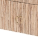 bali & pari Hannah Bohemian Woven Grasscloth 1-Drawer Nightstand - BSOHannah-Natural Woven Grasscloth-NS