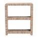 bali & pari Lucy Bohemian Woven Grasscloth Bookshelf - BSOLucy-Natural Woven Grasscloth-Bookshelf