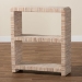 bali & pari Lucy Bohemian Woven Grasscloth Bookshelf - BSOLucy-Natural Woven Grasscloth-Bookshelf