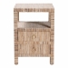 bali & pari Paine Bohemian Woven Grasscloth 2-Drawer Nightstand - BSOPaine-Natural Woven Grasscloth-NS