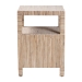 bali & pari Paine Bohemian Woven Grasscloth 2-Drawer Nightstand - BSOPaine-Natural Woven Grasscloth-NS