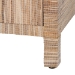 bali & pari Paine Bohemian Woven Grasscloth 2-Drawer Nightstand - BSOPaine-Natural Woven Grasscloth-NS