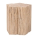 bali & pari Janeth Bohemian Woven Grasscloth End Table - BSONatural Woven Grasscloth-Polygon-ET