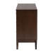 Baxton Studio Nikolai Mid-Century Beige Fabric and Wenge Brown Wood 6-Drawer Dresser - BSOMG9009-Beige/Wenge-6DW-Dresser