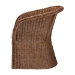 bali & pari Memphis Bohemian Peanut Brown Braided Rattan Arm Chair - BSOMemphis-Peanut Brown/Rattan-CC