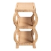 bali & pari Dalida Bohemian Natural Rattan 3-Tier Console Table - BSOWS104-Natural Rattan-Console Table