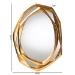 Baxton Studio Halen Antique Goldleaf Accent Wall Mirror - BSORXW-10954-Wall Mirror