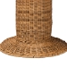 bali & pari Pabla Bohemian Light Honey Rattan Scalloped Accent Table - BSOPalm Short-Round-Natural Rattan-Console Table