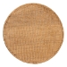 bali & pari Pabla Bohemian Light Honey Rattan Scalloped Accent Table - BSOPalm Short-Round-Natural Rattan-Console Table