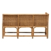 bali & pari Seranay Bohemian Scallop Light Honey Rattan 2-Piece Dining Nook Set - BSOPalm Short-Natural Rattan-L Shape Seating