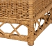bali & pari Palm Bohemian Light Honey Rattan Pet Bed - BSOPalm Short-Natural Rattan-Pet Bed