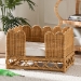bali & pari Palm Bohemian Light Honey Rattan Pet Bed - BSOPalm Short-Natural Rattan-Pet Bed