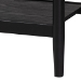 Baxton Studio Shirin Mid-Century Beige Fabric and Black Wood Queen 5-Piece Bedroom Set - BSOIvana-Sand Stone/Black-Queen-5PC Bedroom Set