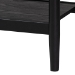 Baxton Studio Shirin Mid-Century Beige Fabric and Black Wood Queen 4-Piece Bedroom Set - BSOTammy-Sand Stone/Black-Queen-4PC Bedroom Set