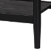 Baxton Studio Florica Art Deco Black Wood Queen 5-Piece Bedroom Set - BSOShelby-Sand Stone/Black-Queen-5PC Bedroom Set