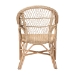 bali & pari Zaira Modern Bohemian Natural Rattan Arm Chair - BSOZaira-Version2-Rattan-AC