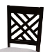 Baxton Studio Norah Modern Grey Fabric and Dark Brown Finished Wood 5-Piece Dining Set - BSONorah-Grey/Dark Brown-5PC Dining Set