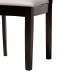 Baxton Studio Norah Modern Grey Fabric and Dark Brown Finished Wood 5-Piece Dining Set - BSONorah-Grey/Dark Brown-5PC Dining Set