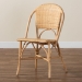 bali & pari Jaylyn Bohemian Natural Rattan Dining Chair - BSO13688-Rattan-DC