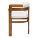 Baxton Studio Carice Modern Cream Boucle Dining Chair - BSOBBT5539-Walnut/Cream-DC