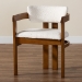 Baxton Studio Carice Modern Cream Boucle Dining Chair - BSOBBT5539-Walnut/Cream-DC