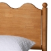 Baxton Studio Malaya Modern Oak Brown Wood Queen Platform Bed with Scalloped Edges - BSOMG0239-NT Oak-Queen