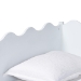 Baxton Studio Malaya Modern White Wood Full Daybed with Scalloped Edges - BSOMG0239-1-White-Daybed-Full