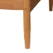 Baxton Studio Malaya Modern Oak Brown Wood Full Daybed with Scalloped Edges - BSOMG0239-1-NT Oak-Daybed-Full