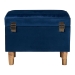 Baxton Studio Elias Modern Navy Blue Velvet Fabric Storage Ottoman - BSOJY20A250-Navy Velvet-Otto