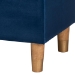 Baxton Studio Elias Modern Navy Blue Velvet Fabric Storage Ottoman - BSOJY20A250-Navy Velvet-Otto