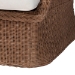 bali & pari Derris Bohemian Peanut Brown Braided Rattan 2-Piece Arm Chair Set - BSODerris-Peanut Brown/Rattan-CC-2pc Chair Set
