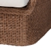 bali & pari Derris Bohemian Peanut Brown Braided Rattan Arm Chair - BSODerris-Peanut Brown/Rattan-CC
