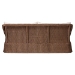 bali & pari Derris Bohemian Peanut Brown Braided Rattan Sofa - BSODerris-Peanut Brown/Rattan-Sofa